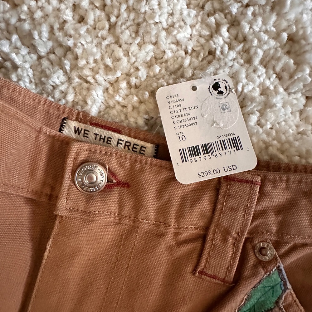 We The Free - Free People, Bright Time Craft Pants, Let It Rein - Picture 2 of 4